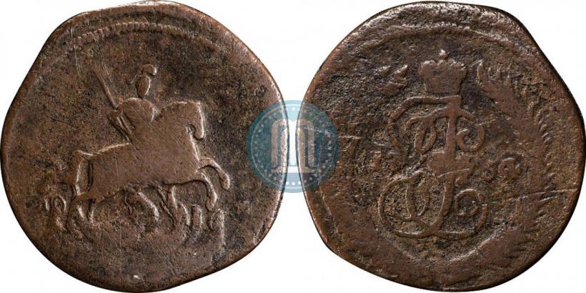 Фото 2 копейки 1764 года СПМ 