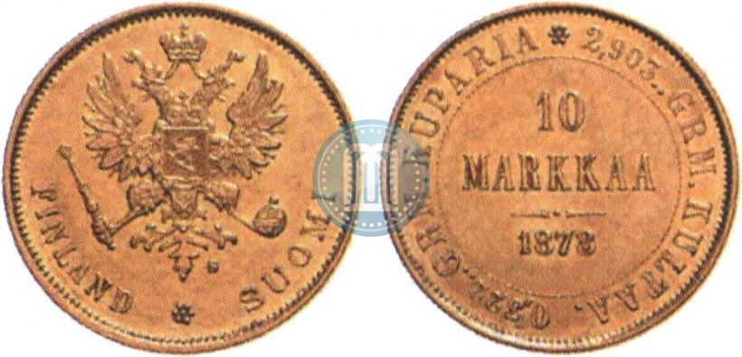 Picture 10 markkaa 1878 year S 