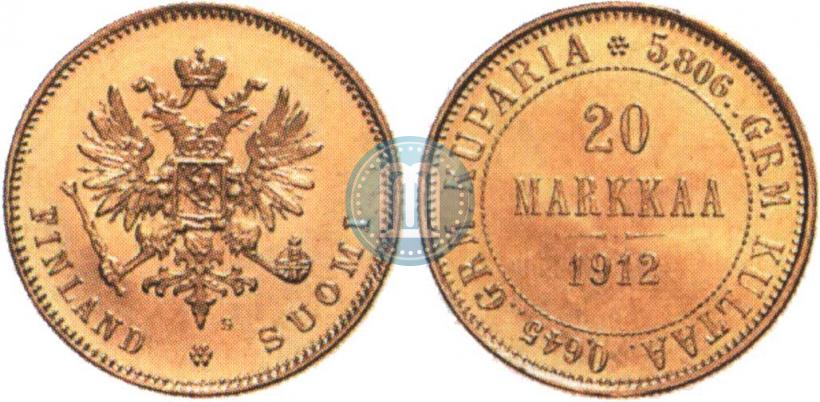 Picture 20 markkaa 1912 year S 