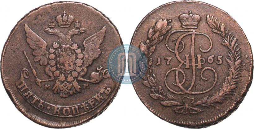 Picture 5 kopecks 1765 year ММ 