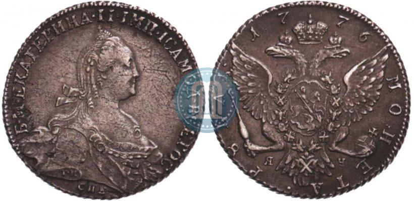 Picture 1 rouble 1776 year СПБ-ЯЧ 
