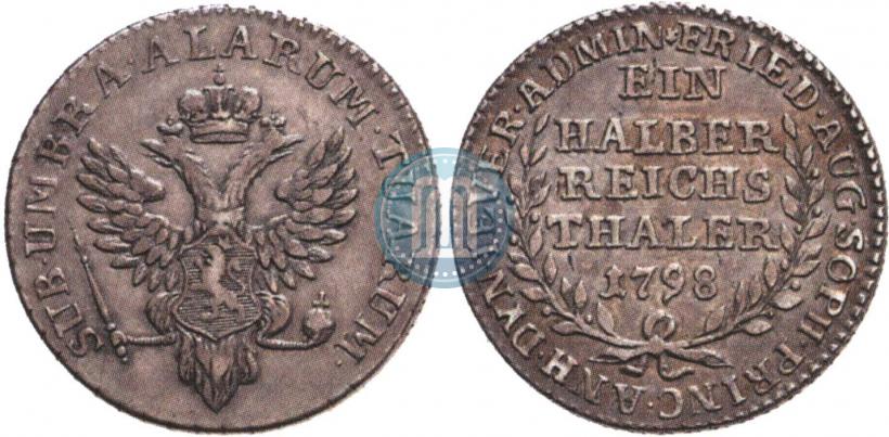 Фото Ein halber reichsthaler 1798 года  "Княжество Йевер"