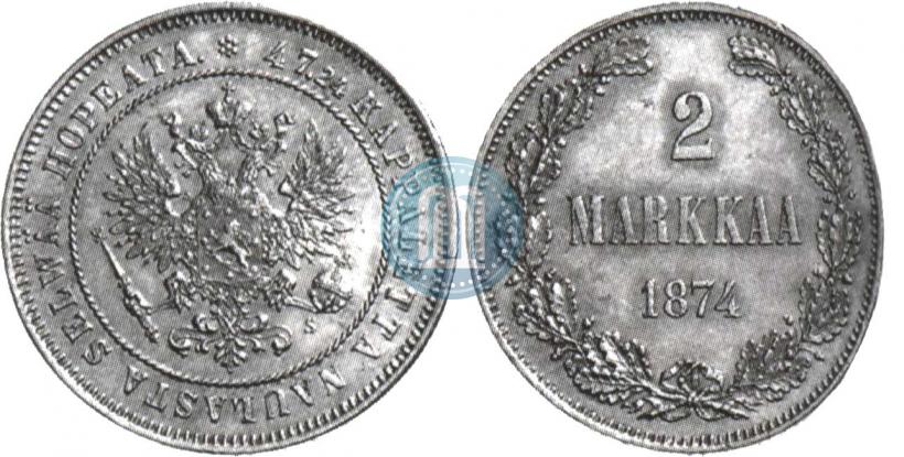 Фото 2 марки 1874 года S 