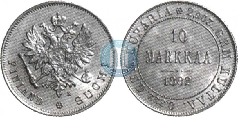 Picture 10 markkaa 1882 year S 