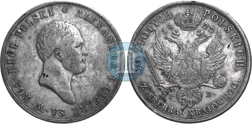 Picture 10 złotych 1822 year IB 