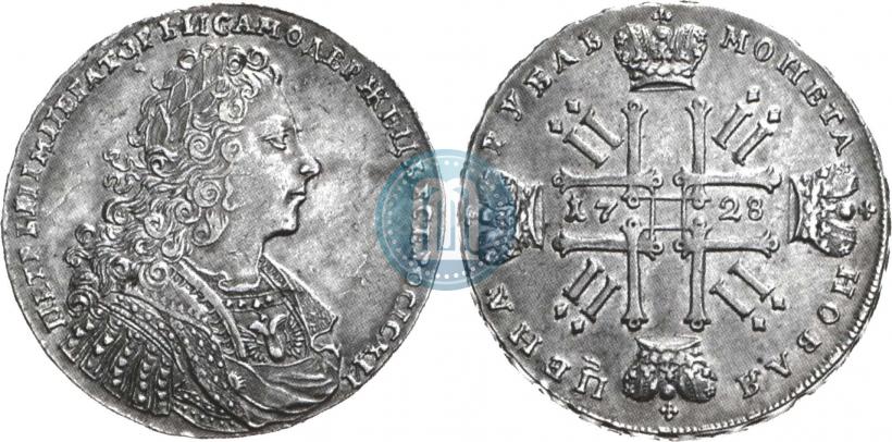 Picture 1 rouble 1728 year  "Type of 1728"