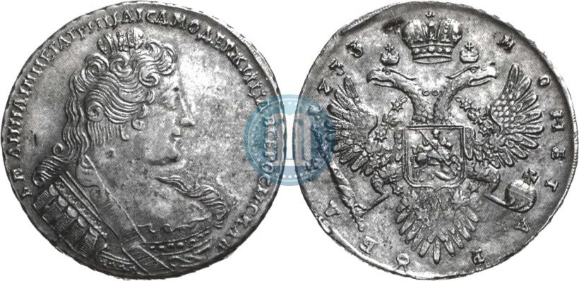 Picture 1 rouble 1733 year  