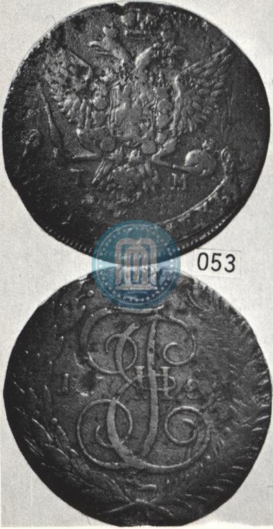 Picture 5 kopecks 1788 year ТМ 