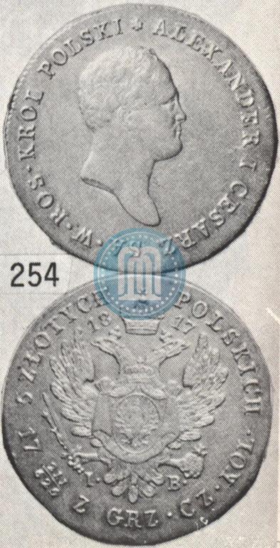 Picture 5 złotych 1817 year IB 