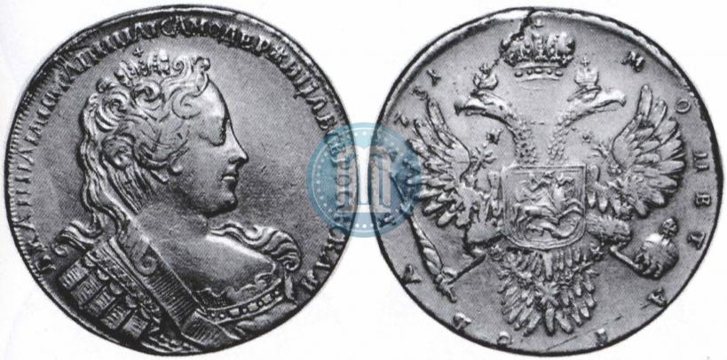 Picture 1 rouble 1731 year  
