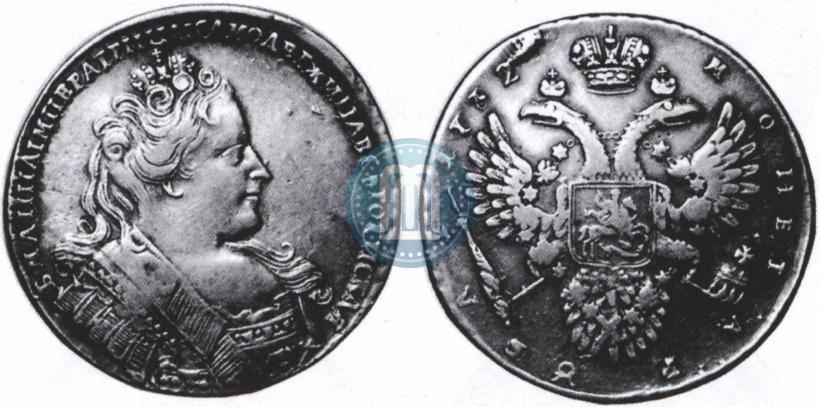 Picture 1 rouble 1732 year  