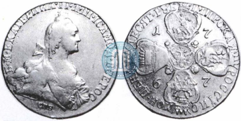 Picture 10 roubles 1767 year СПБ 