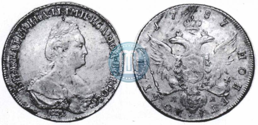 Picture Poltina 1787 year СПБ-ЯА 