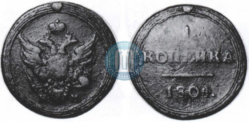 Фото 1 копейка 1804 года КМ 