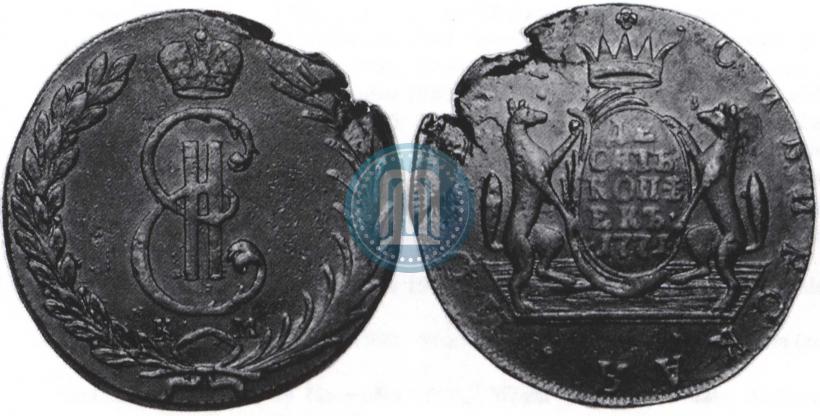Picture 10 kopecks 1771 year КМ 