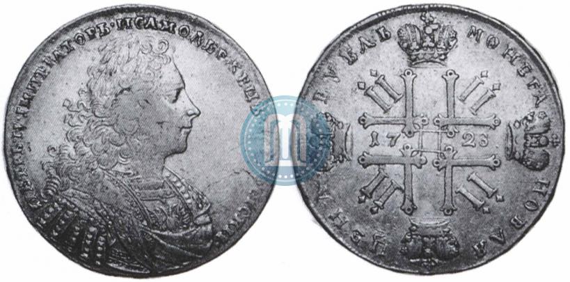 Picture 1 rouble 1728 year  "Type of 1728"