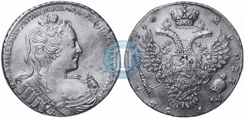 Picture 1 rouble 1730 year  