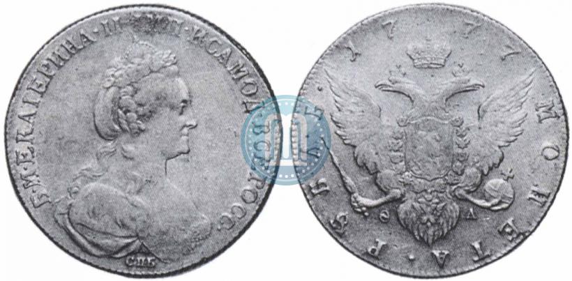 Picture 1 rouble 1777 year СПБ-ФЛ 