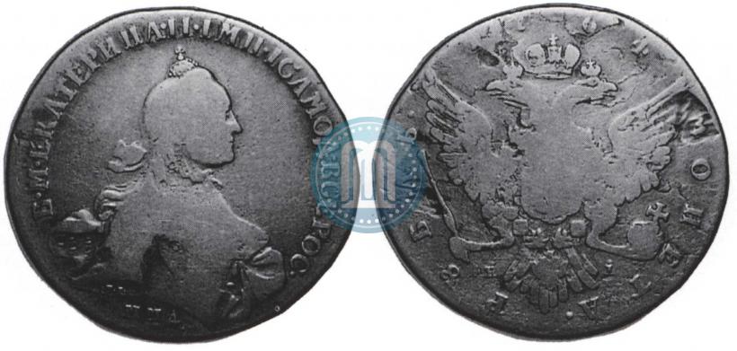 Picture 1 rouble 1764 year ММД-EI 