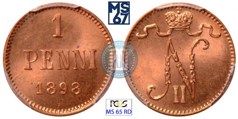 Picture 1 penni 1898 year  