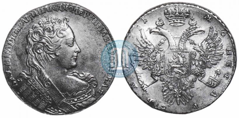 Picture 1 rouble 1731 year  