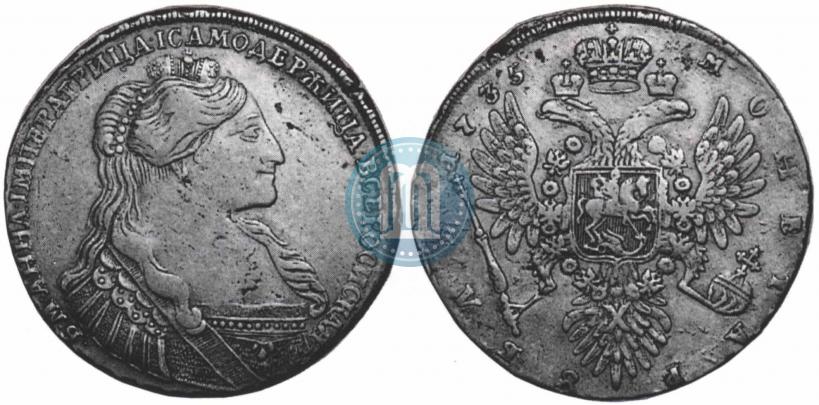 Picture 1 rouble 1735 year  