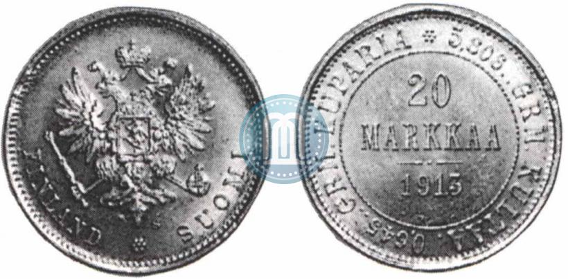Picture 20 markkaa 1913 year S 