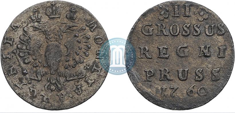 Picture 2 grosze 1760 year  