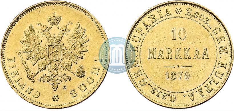 Picture 10 markkaa 1879 year S 