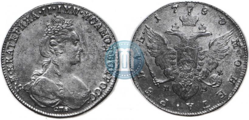 Picture 1 rouble 1780 year СПБ-ИЗ 
