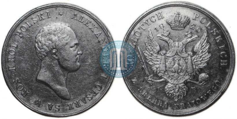 Picture 10 złotych 1820 year IB 