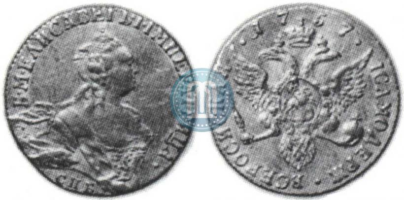 Picture 1 ducat 1757 year СПБ-Ю 