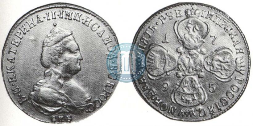 Picture 5 roubles 1795 year СПБ 