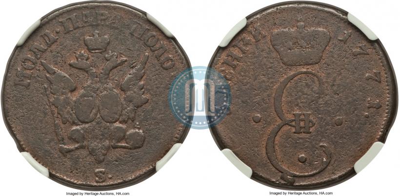 Picture Para - 3 dengas 1771 year S "Large eagle"