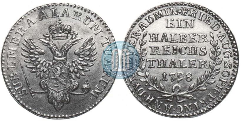 Picture Ein halber reichsthaler 1798 year  "Dutchy of Jever"