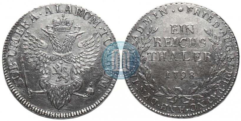 Picture Ein reichsthaler 1798 year  "Dutchy of Jever"