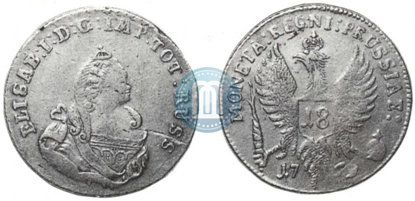 Picture 18 groszy 1759 year  