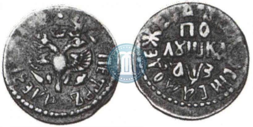 Фото Полушка 1707 года  