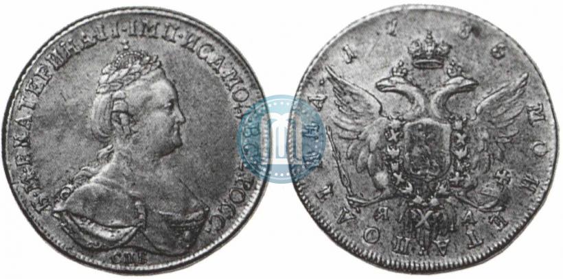 Picture Poltina 1785 year СПБ-ЯА 