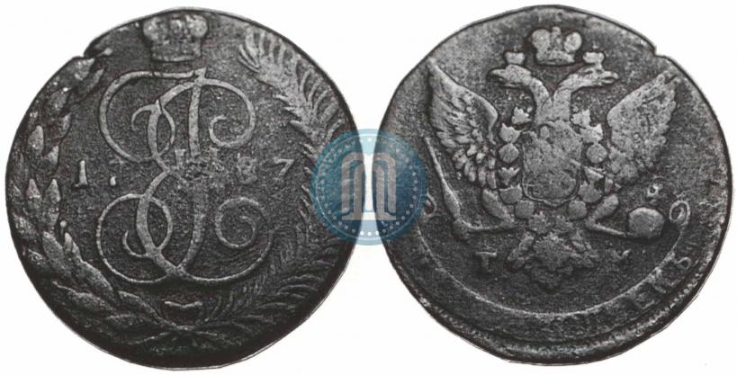 Picture 5 kopecks 1787 year ТМ 