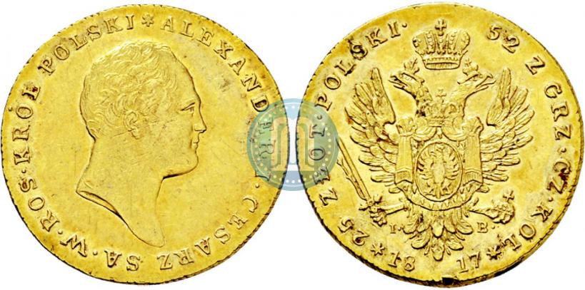 Picture 25 złotych 1817 year IB 