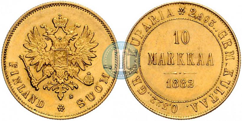 Фото 10 марок 1882 года S 