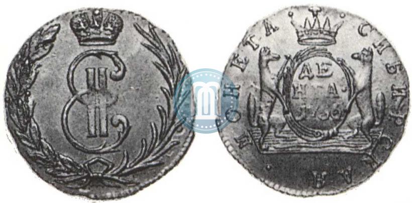 Фото Денга 1766 года  
