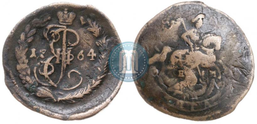 Фото Денга 1764 года ЕМ 