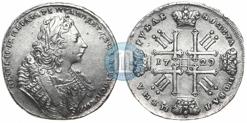 Picture 1 rouble 1729 year  "Type of 1729"