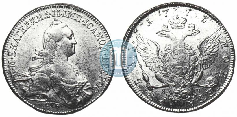 Фото 1 рубль 1773 года СПБ-ЯЧ-Т.И. 