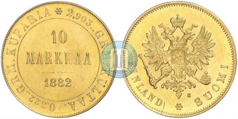Фото 10 марок 1882 года S 