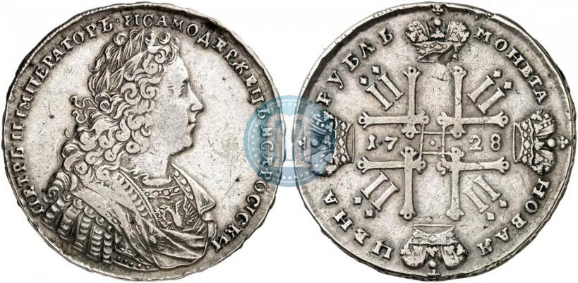Picture 1 rouble 1728 year  "Type of 1728"