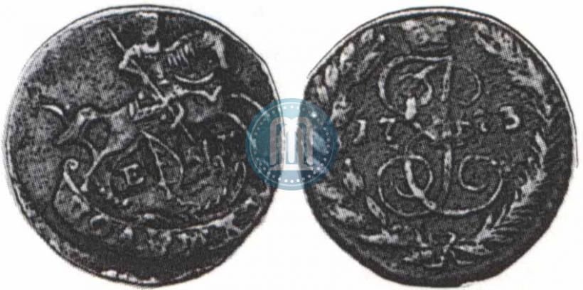 Фото Полушка 1773 года ЕМ 