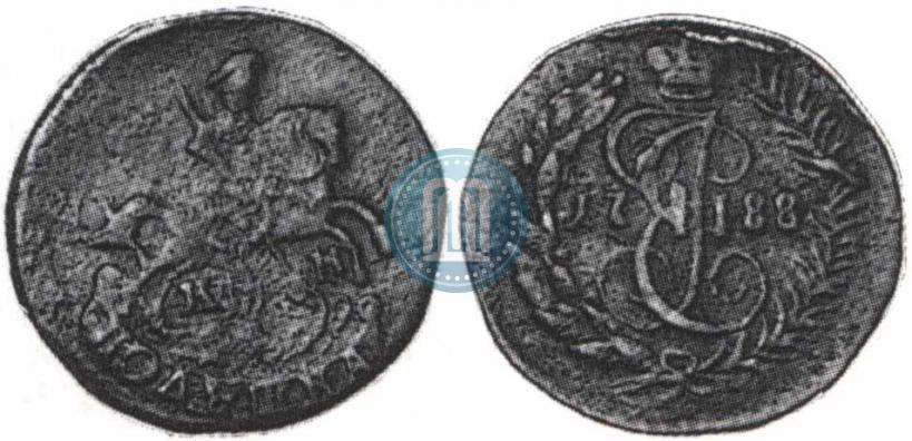 Фото Полушка 1788 года КМ 